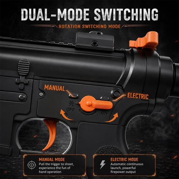 Gelblaster including gel balls – long-range with scope model HK416