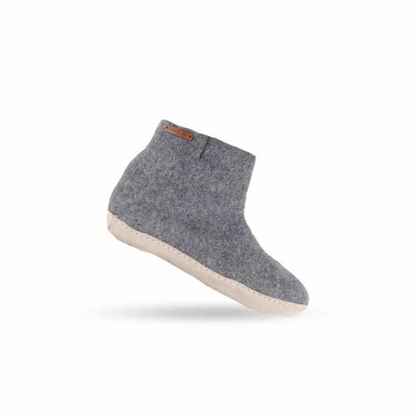 Wool Boots (100% Pure Wool) with Suede Sole
