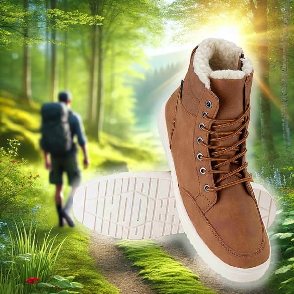 Men's Hiking Boots with Cotton Lining – Warmth, Comfort, and Stability