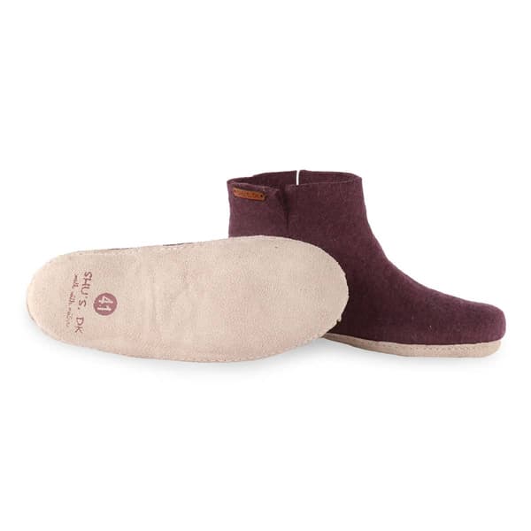 Wool Boots (100% Pure Wool) with Suede Sole