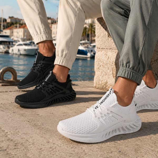 Men's Sneakers with Breathable Upper