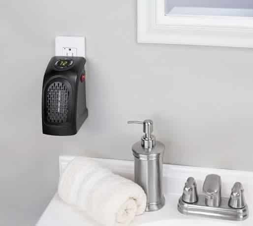 Varmeblæser (400W) til stikkontakt - Handy Heater