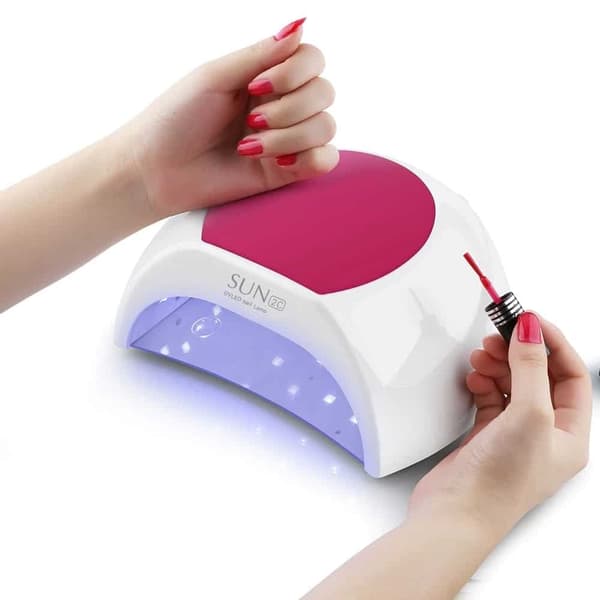 Nagellampa UV / LED med timer & stödplatta