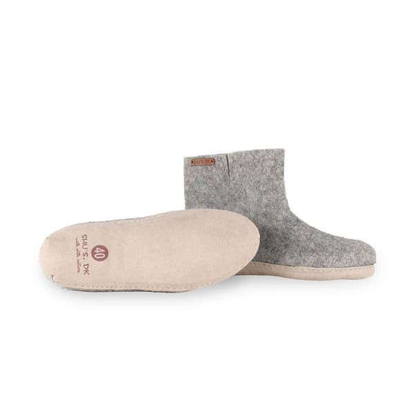 Wool Boots (100% Pure Wool) with Suede Sole