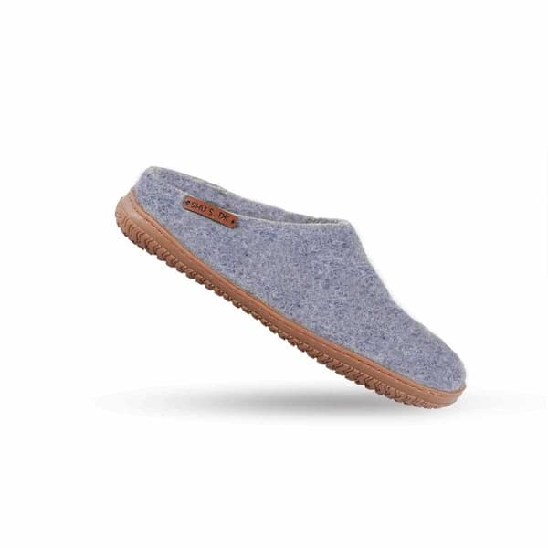 Wool Slippers (100% Pure Wool) with Rubber Sole