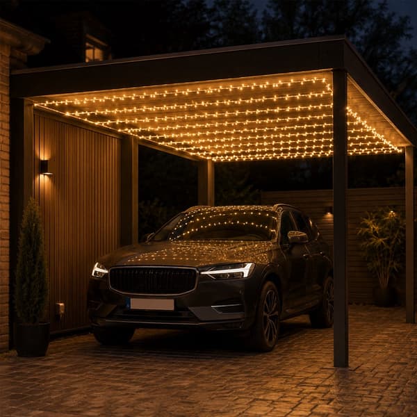 LED lysslange 4 eller 10 meter - hvid