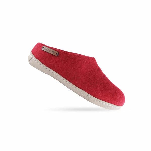 Wool Slippers (100% Pure Wool) with Suede Sole