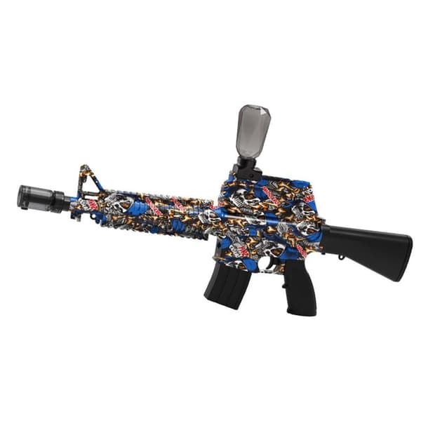 Gel Blaster M16 – elektrisk med lysdempende lyddemper