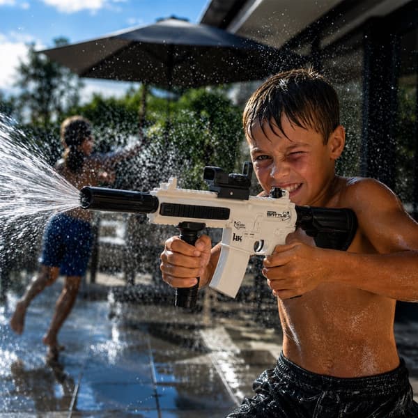 Electric Water Gun M146 – Blue Model with Scope