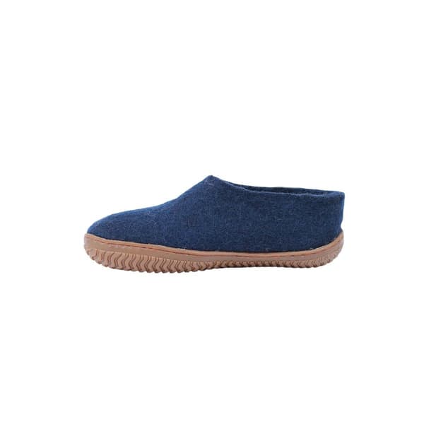 Wool Slippers (100% Pure Wool) with Rubber Sole