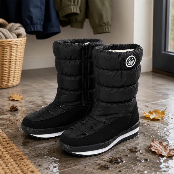 Comfortable and practical winter boots for children with zipper