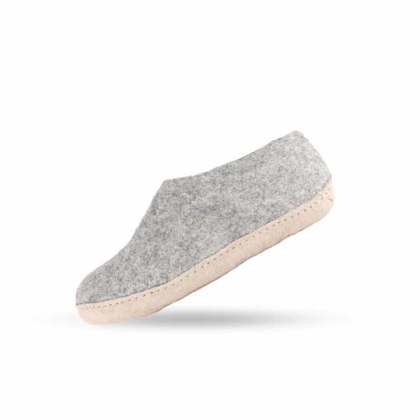 Wool Slippers (100% Pure Wool) with Suede Sole