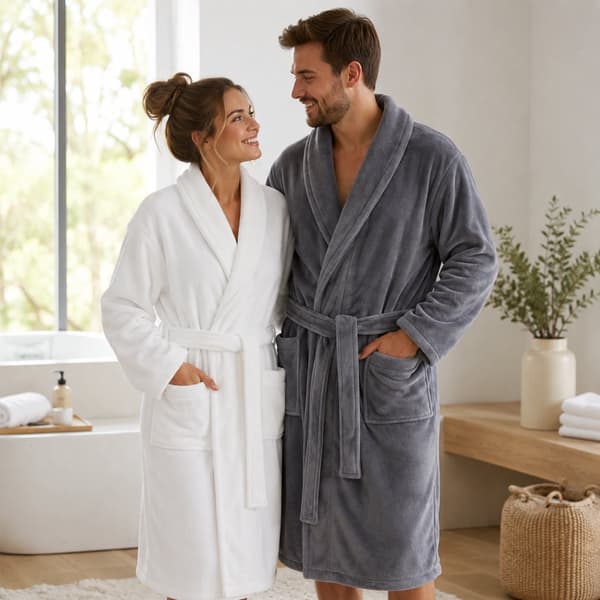 Soft bathrobe – 120 cm or 130 cm