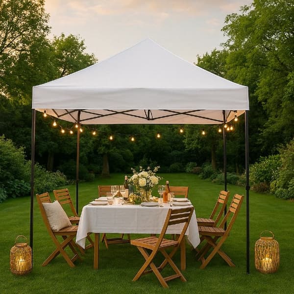 Pavillon / Havepavillon 3 x 3 meter, hvid eller sort