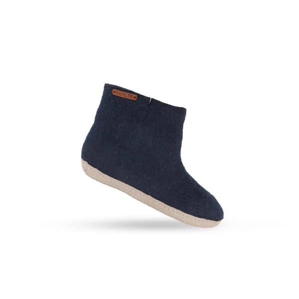 Wool Boots (100% Pure Wool) with Suede Sole
