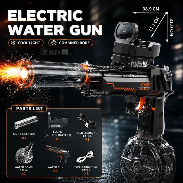 Water Gun - Electric with Cool LED Light