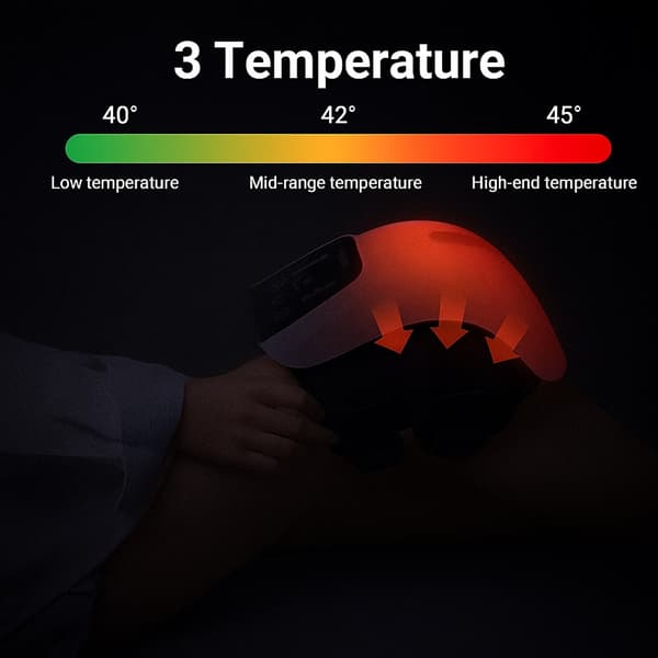 Knee massage + infrared relief -Digital screen-