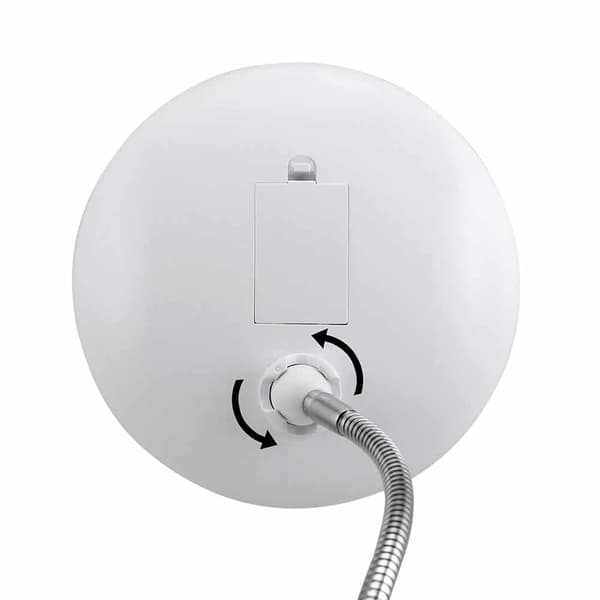 Sminkspegel LED 10 x förstoring med sugpropp och flexibel arm