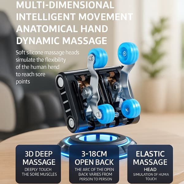 Massagestol 3D med SL-teknik, lufttrycksmassage, Zero Gravity & Intelligent Styrning – Modell 988R8