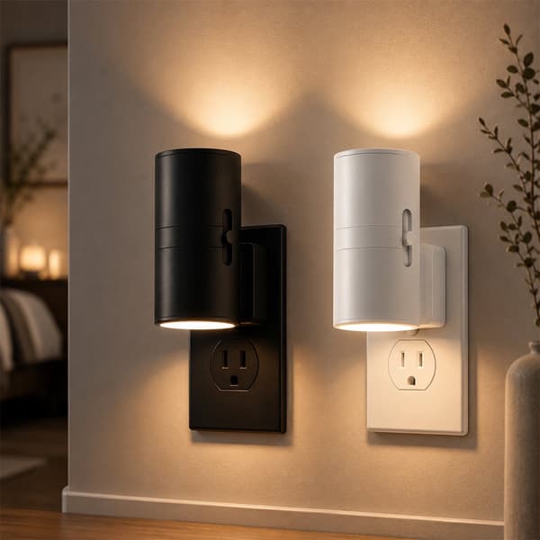 LED-nattlampe med sensor og justerbar lysstyrke