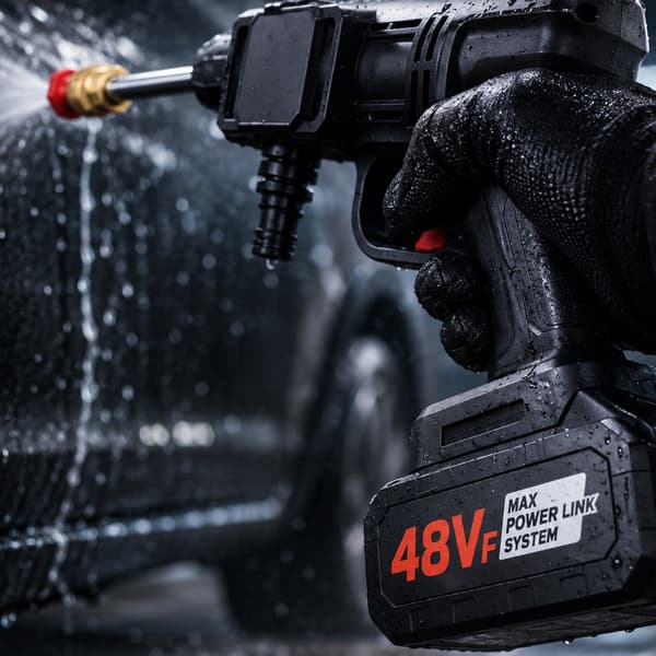 Battery for pressure washers, pruners and leaf blowers