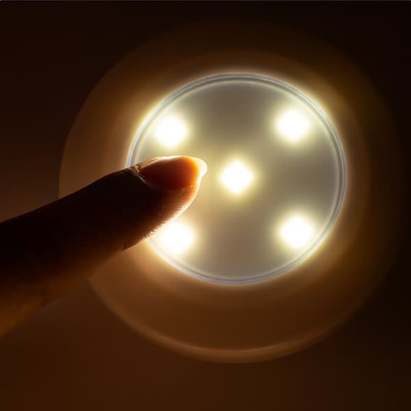 LED spotlight with remote control - 3 pcs.