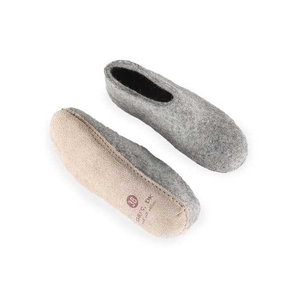 Wool Slippers (100% Pure Wool) with Suede Sole