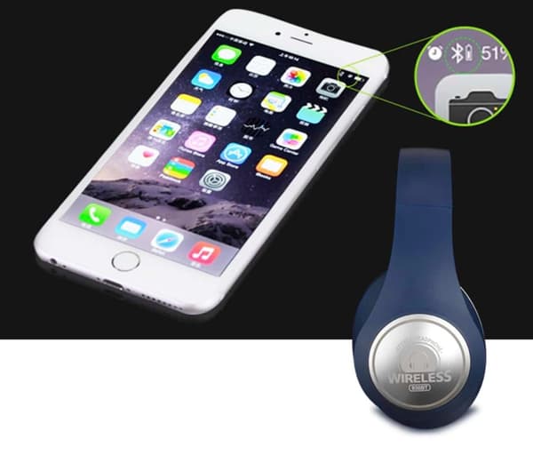 Stereo-Hodetelefoner m/mikrofon og bluetooth(flere farger)