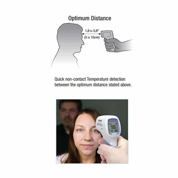 Pande-Infrarødt Termometer - Professionelt - Extech IR200 (Bruges af læger, lufthavne m.v.)