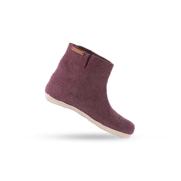 Wool Boots (100% Pure Wool) with Suede Sole
