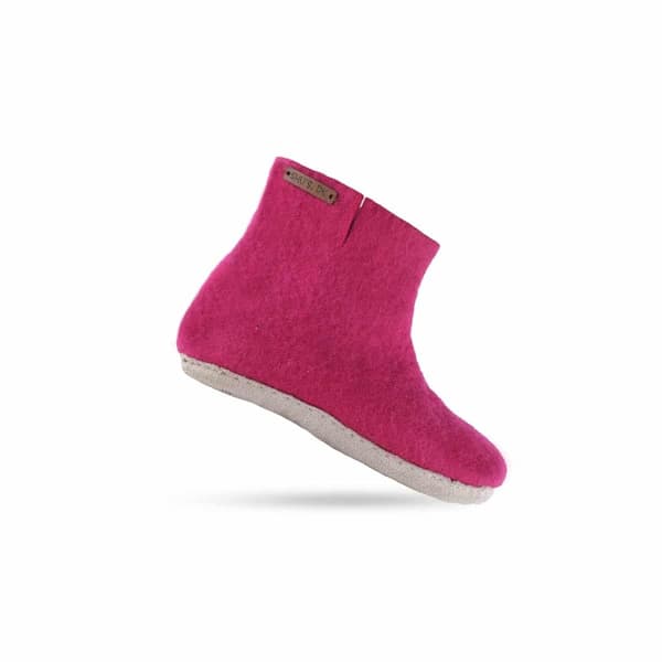 Wool Boots (100% Pure Wool) with Suede Sole