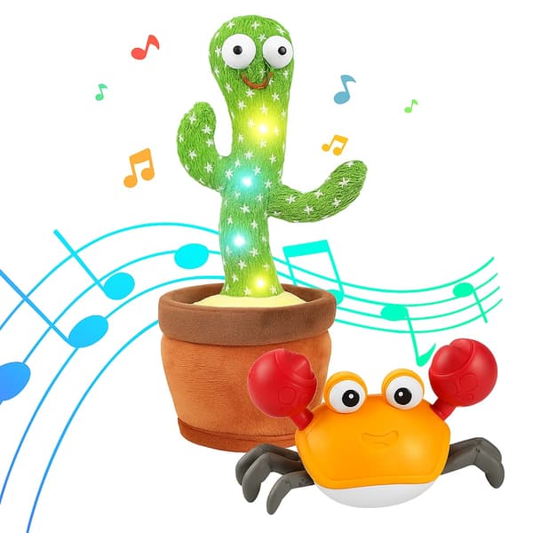 Toy Bundle: Singing Cactus & Happy Baby Crab