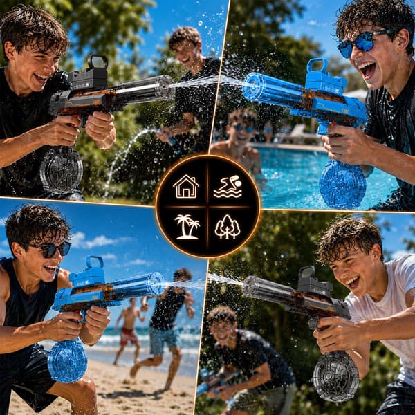 Water Gun - Electric with Cool LED Light