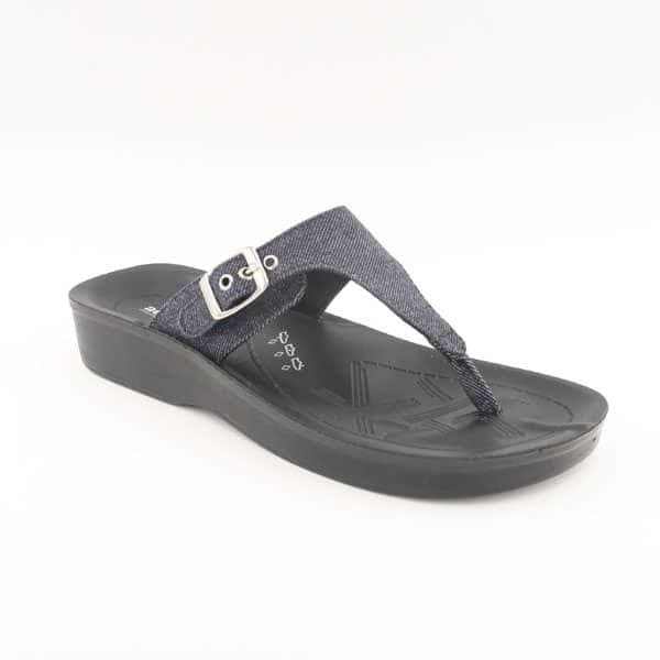 Aerosoft sandaler, Blue Canvas-modell m/tåsplitt