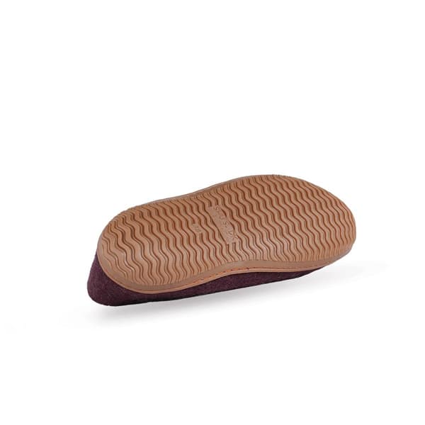 Wool Slippers (100% Pure Wool) with Rubber Sole
