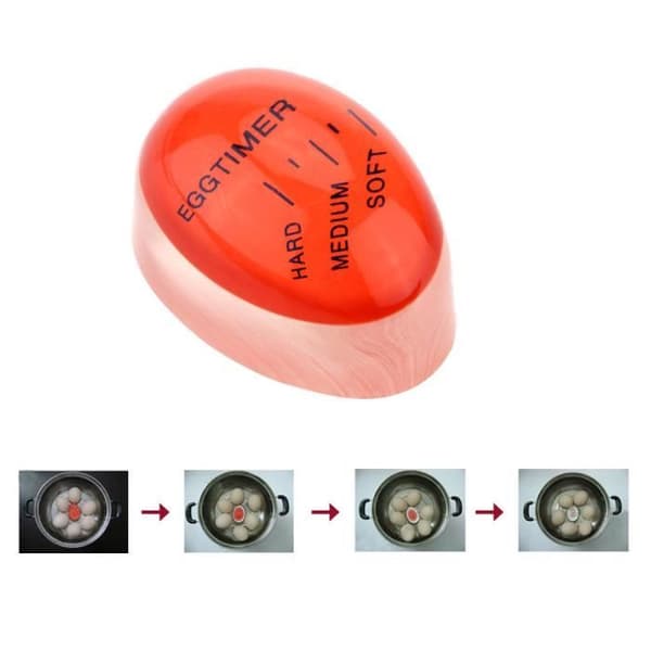 Bärbar Mini Äggtimer Bekväm färgbyte Nedräkningstimer Köksutrustning