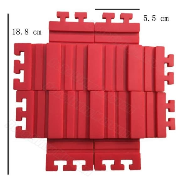 Siliconeform - Magisk - 4 stk - Hjerteform - Modstandsdygtig op til 450°F - Multifunktionel