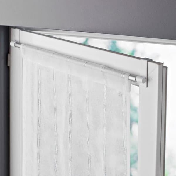 CURTAINRAIL_4x - 4-pack Fällbar Gardinstång Enkel Montering 60-105 cm
