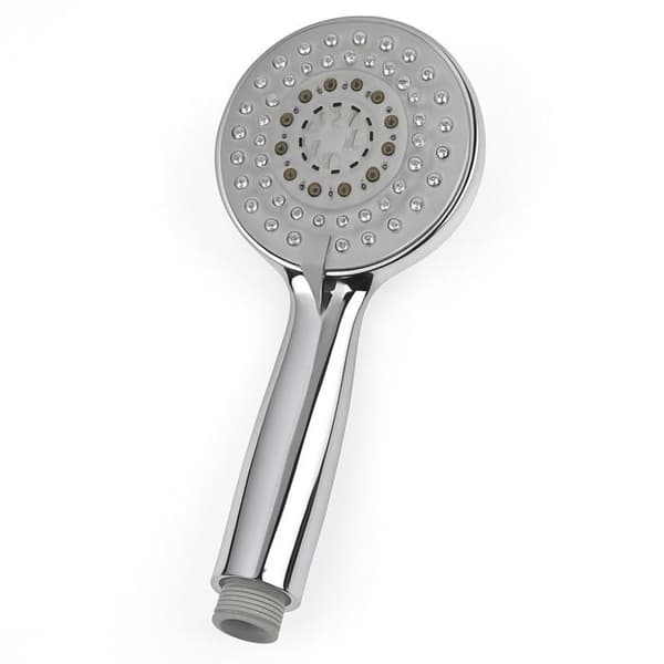 Bruserhoved - SIROCO - 5 stråler 22 cm - Blank krom - Forstærket ABS - Vandbesparelse