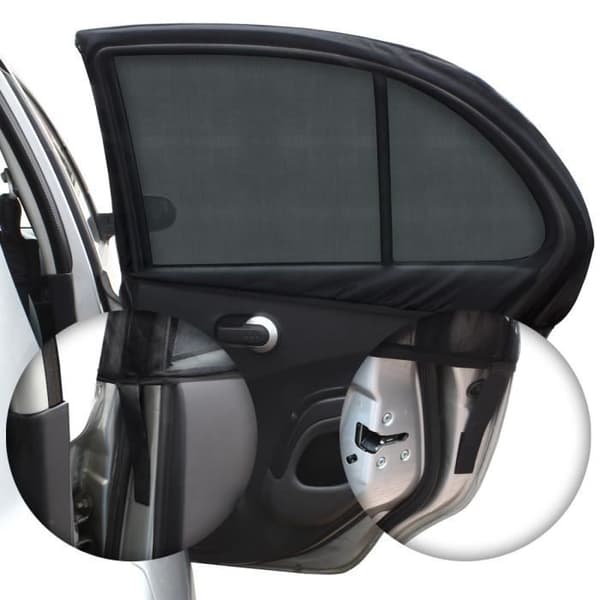 Vauvan Auton Aurinkosuoja - IGADGITZ - Xtra U6918 - Polyesteriverkko - 2 kpl - Opaque