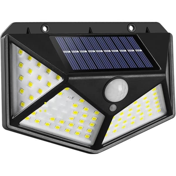 Udendørs Solarlamper - 100 LED - Bevægelsessensor - 3 Tilstande - Bred Vinkel 270° - IP65