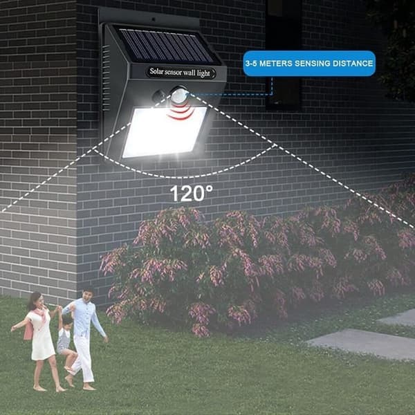 Utomhus trädgård Solar Lights - 30 LED - Solar Motion Sensor - Säkerhetsljus
