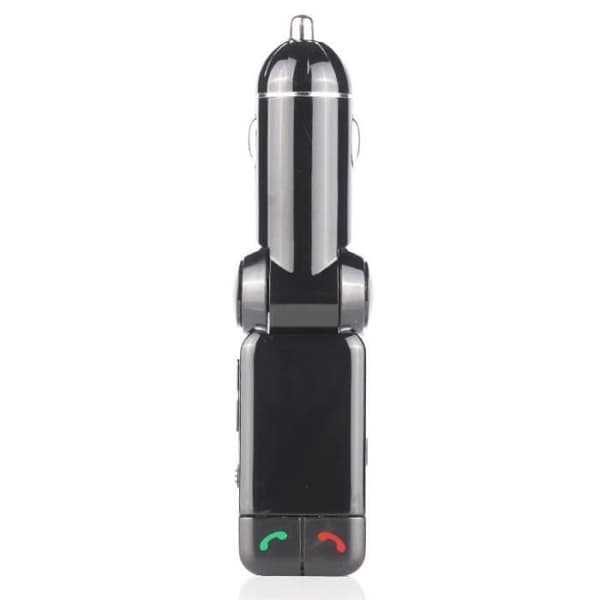 Mini bærbar FM transmitter Mp3 Bluetooth bilsæt LCD USB oplader håndfri til smartphone og tablet