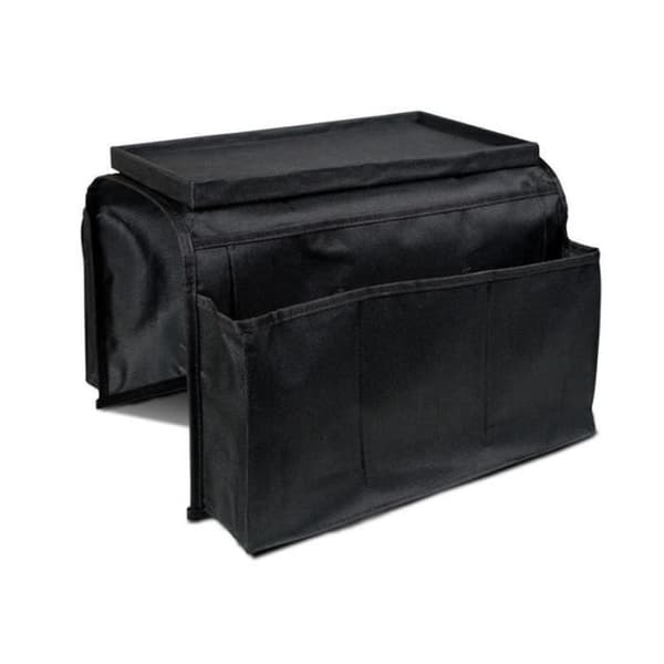 Organizer til armlæn - Yorbesta - 2 dele - 6 lommer - Sort - Sofa opbevaring