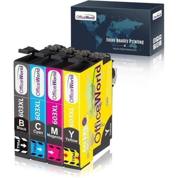 Epson 603XL blækpatron i flere farver til printer Workforce WF-2810DWF
