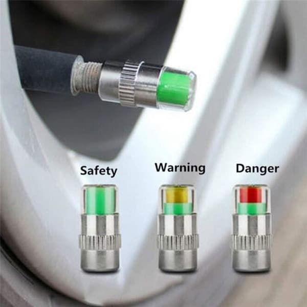 4 Delar Ventil Lock Däck Bil Tryck Sensor Däck Tryck Övervakare Däck Tryck Indikator Sensor Multi RESERVDELAR FÖR DÄCK