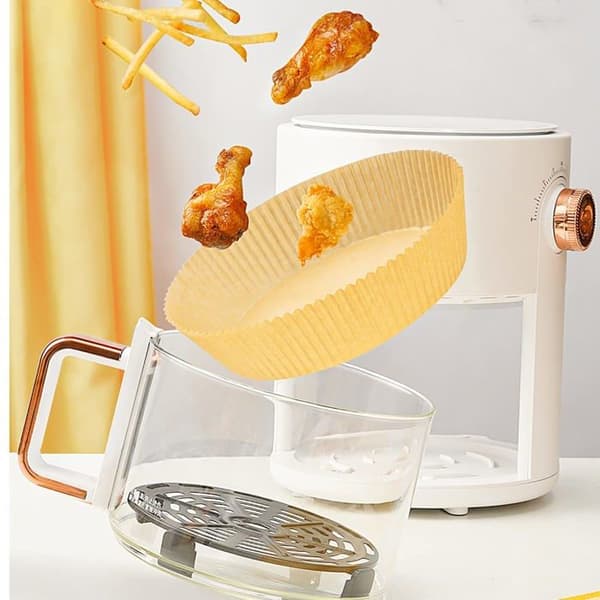 INF Engangs papir til airfryer 50 stk Brun