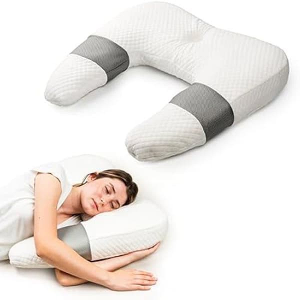 Pude - InnovaGoods - U - Viskoelastisk - Ergonomisk - Vaskbar
