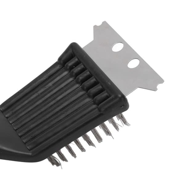 Grillbørste - OKUMGGYJ - Bærbar - Rustfrit stål - Sort - 72 g