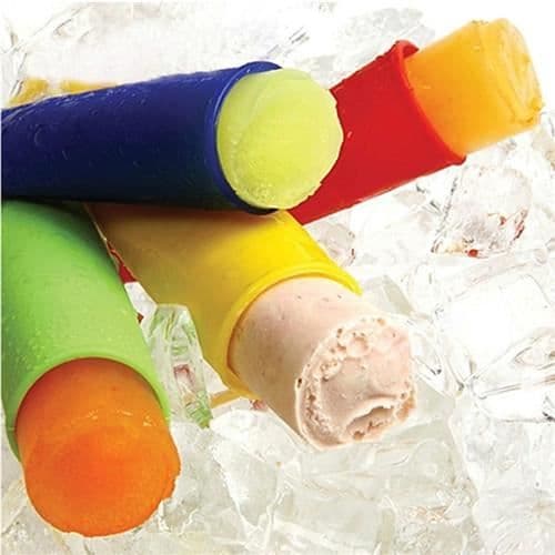 3PCS Silikone isterningform Push Up Is-sandwich Popsicle Form (tilfældig farve)